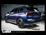 BMW SUV wrapped with KPMF Matte Trenton Blue wrap vinyl